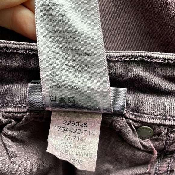 Sz29 PAIGE Verdugo Ankle Denim in Vintage Spiced Wine VGUC - Picture 13 of 14